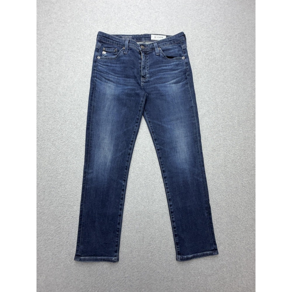 AG Adriano Goldschmied The Prima Crop Jeans Womens 26R Blue Mid Rise